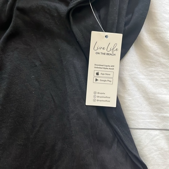 Long black coverup from cupshe - Picture 4 of 5